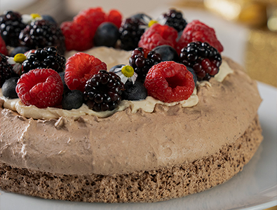 Pavlova de chocolate