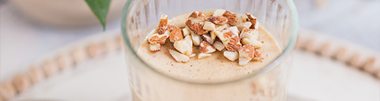 Panna cotta de turrón