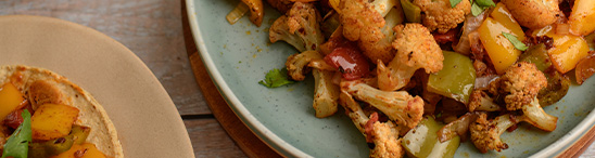 Fajitas de coliflor