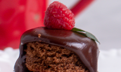 Mini Pasteles de arándano y chocolate