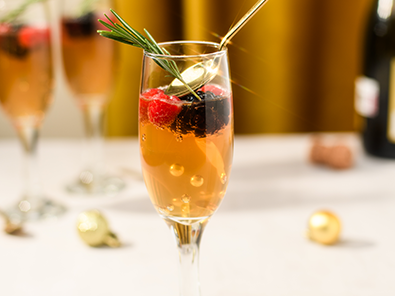 Gelatina de champagne
