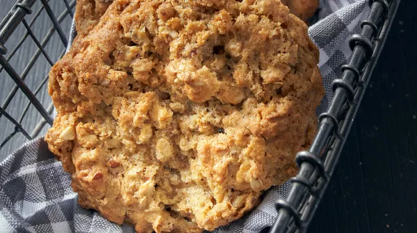 Galletas de avellana y manzana