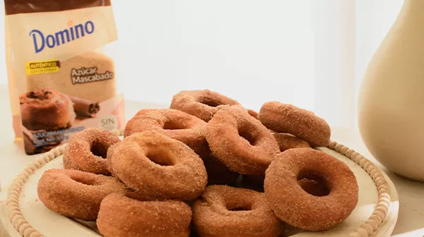 Mini donas sabor churros