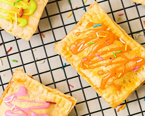 Pop tarts de piña
