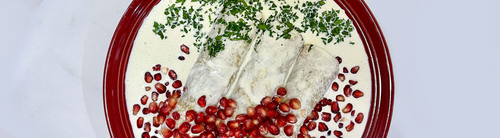 Enchiladas en nogada