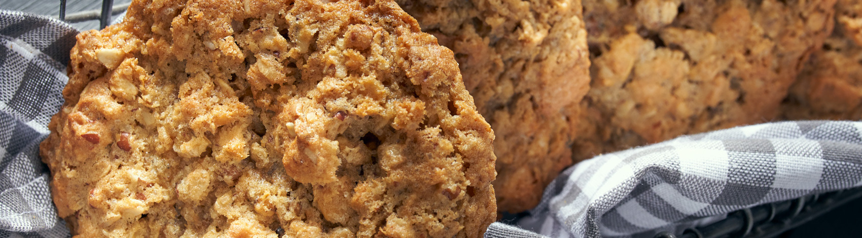 Galletas de avena y manzana