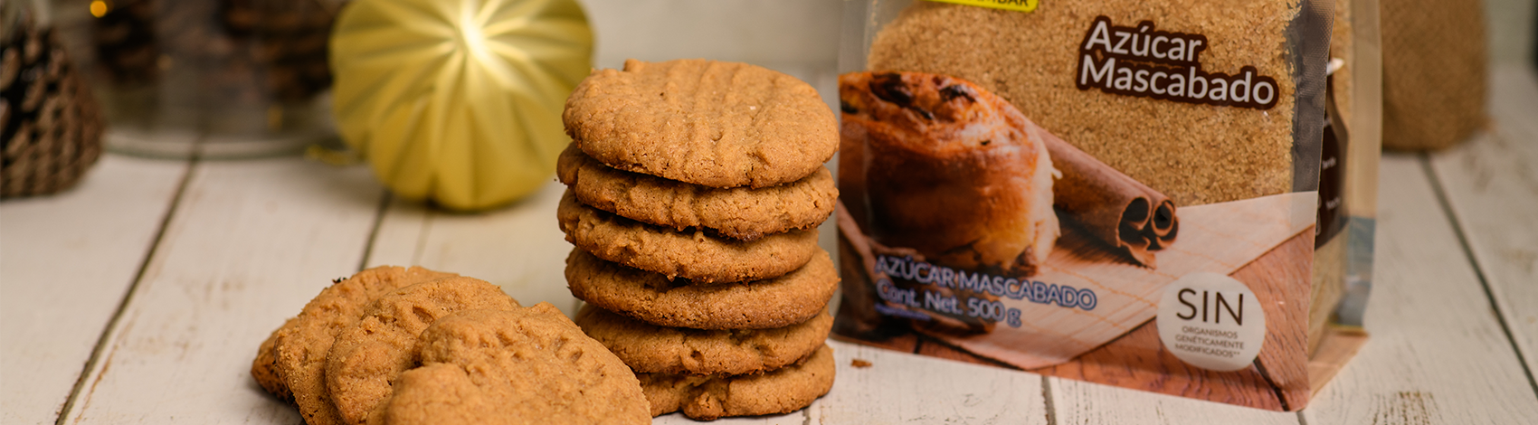 Galletas de crema de cacahuate con 3 ingredientes