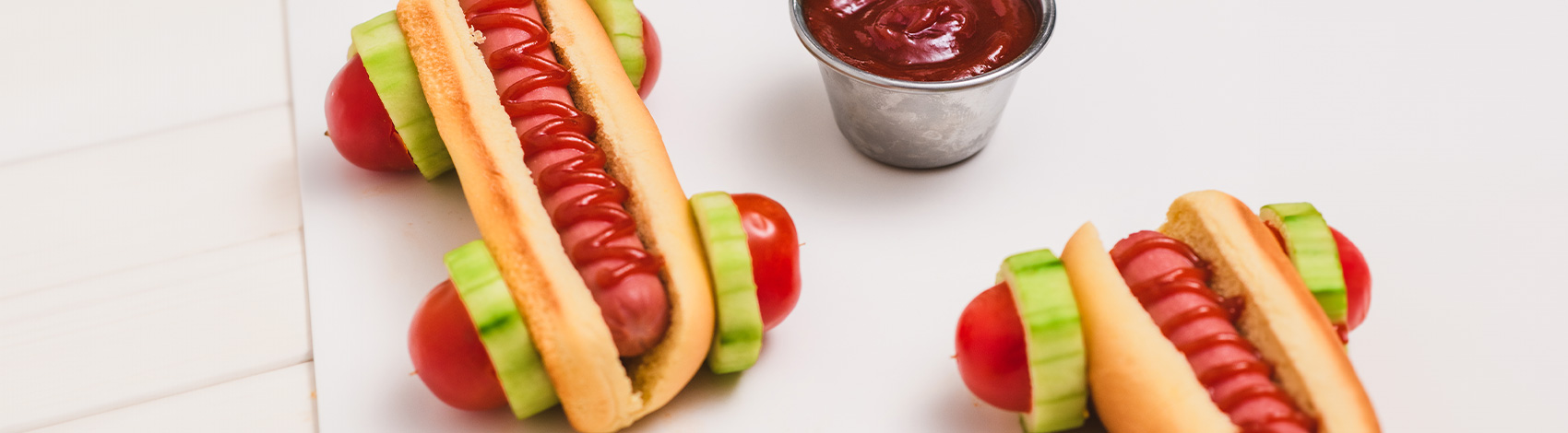 Hot dogs Go Kart con catsup casera