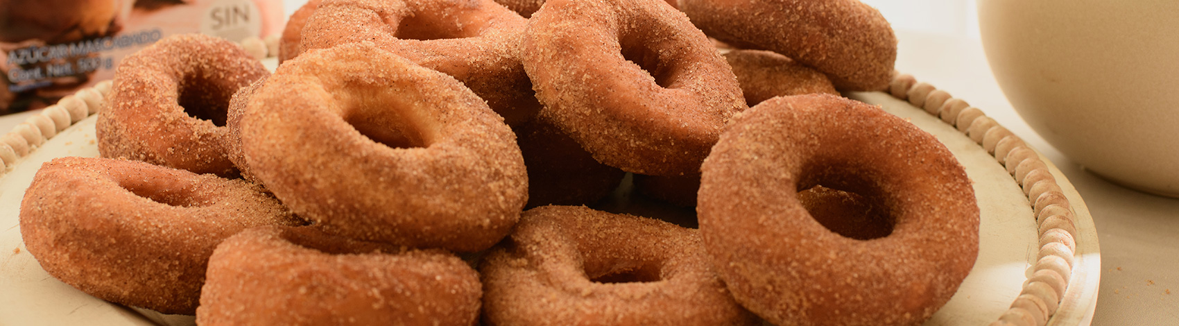 Mini donas sabor churros