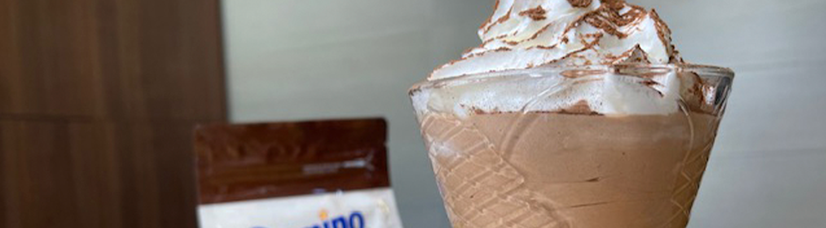 Mousse de chocolate con un toque de chile ancho