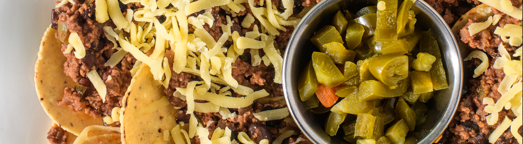 Nachos con chili de carne