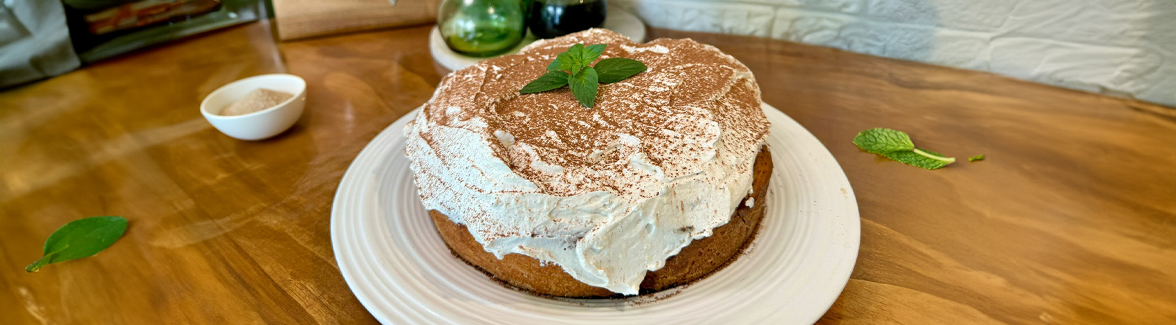 Roles de canela de tiramisú