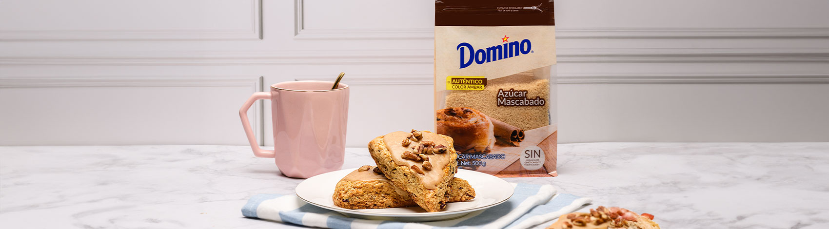 Scones de café y nuez