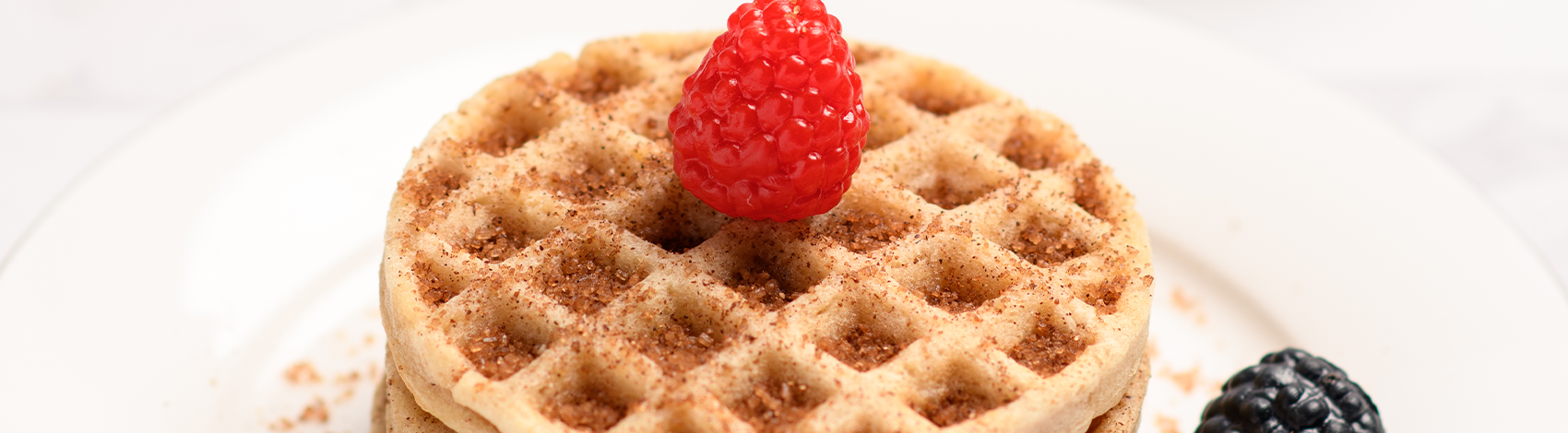 Waffles sabor churros