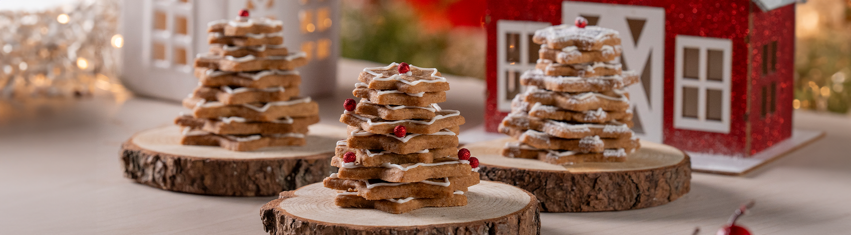 Arbolito navideño de galletas
