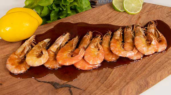 Camarones al chipotle caramelizado