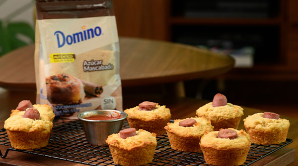 Corn dog muffins