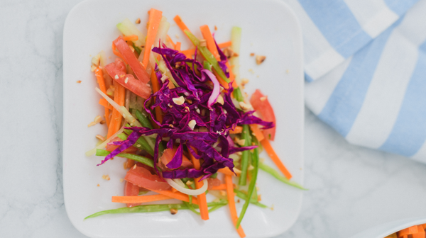 Ensalada de papaya thai