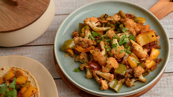 Fajitas de coliflor