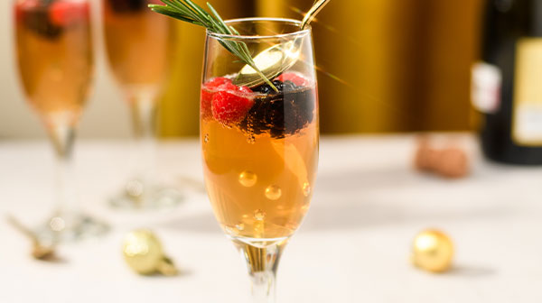 Gelatina de champagne