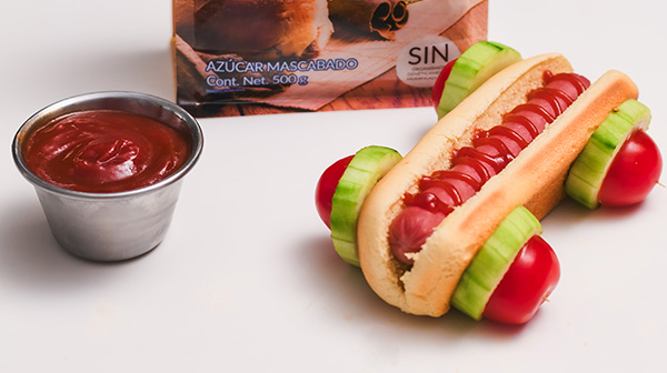Hot dogs Go Kart con catsup casera