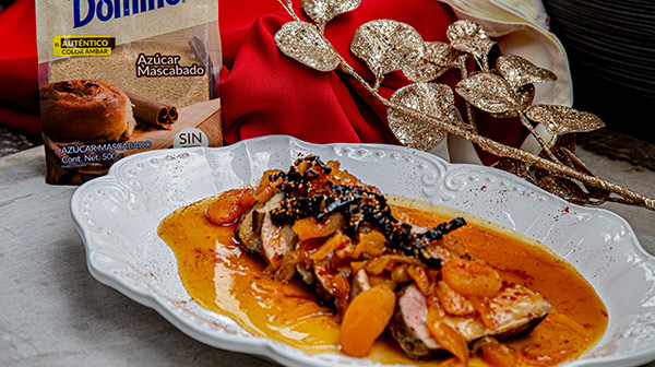 Lomo en salsa de chabacano