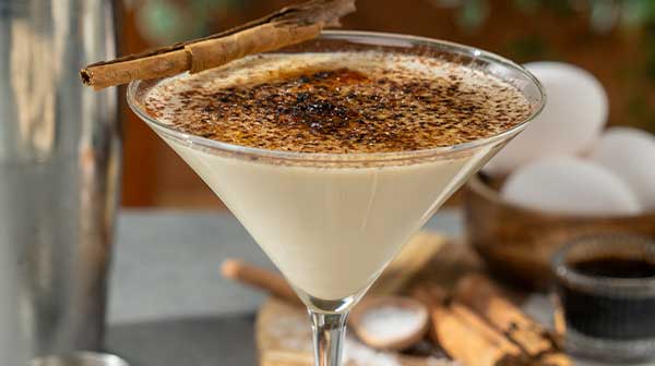 Mocktail estilo crème brûlée