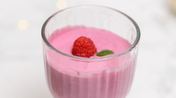 Mousse de frutos rojos