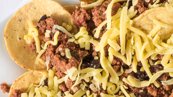 Nachos con chili de carne