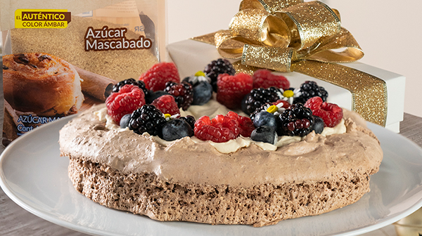 Pavlova de chocolate