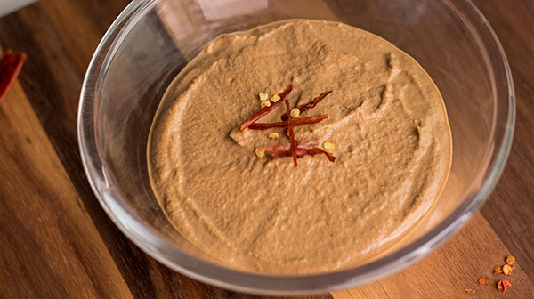 Salsa de cacahuate picante