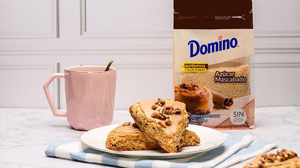 Scones de café y nuez