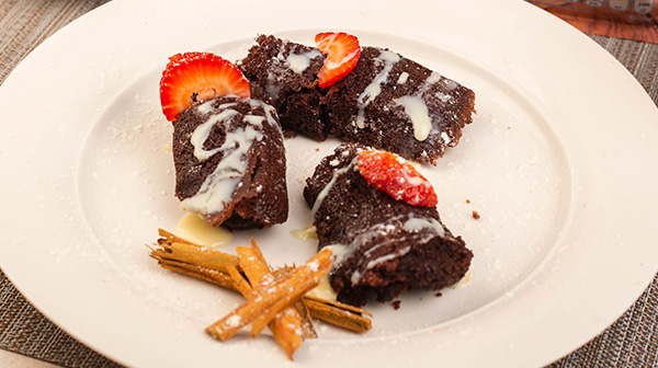 Tamal de chocolate amargo