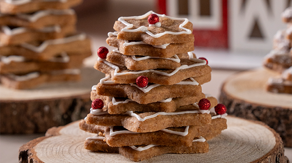 Arbolito navideño de galletas