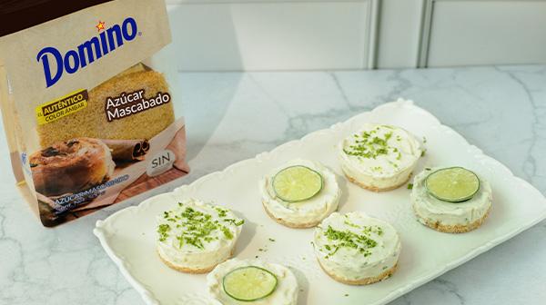 Mini cheesecakes de margarita