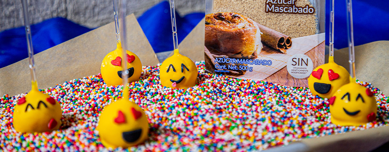 Cake Pops de Emojis