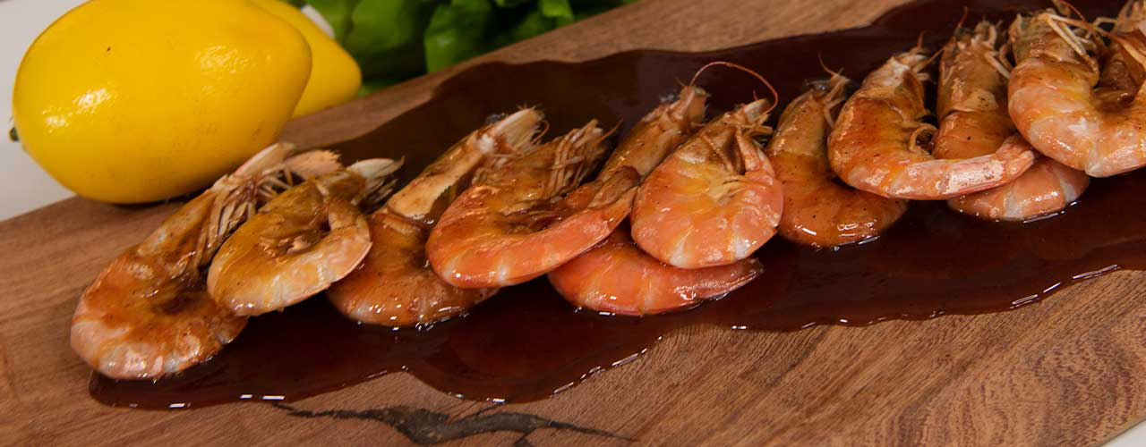 Camarones al chipotle caramelizado