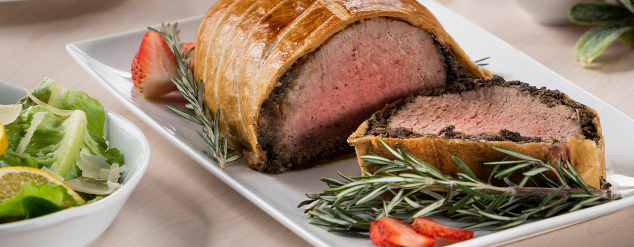 Filete Wellington en Salsa de Frutos Rojos - comparación