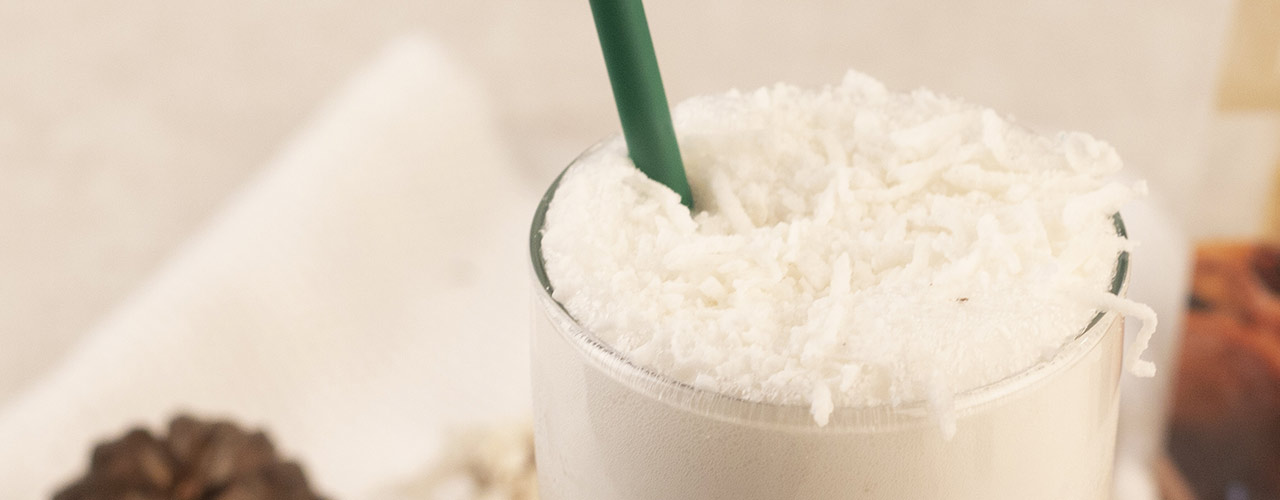 Frappé de coco lavanda