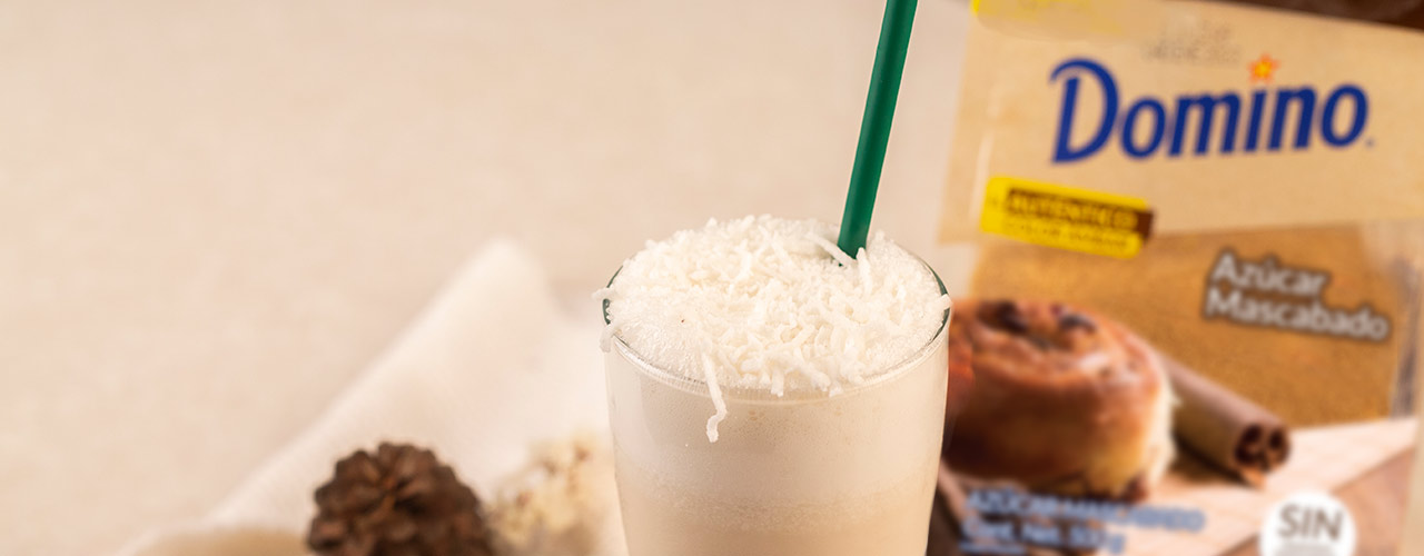 Frappé de coco lavanda - comparación