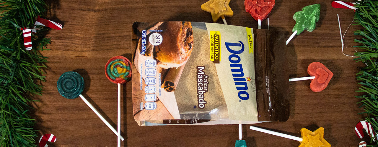 Paletas de azúcar navideñas