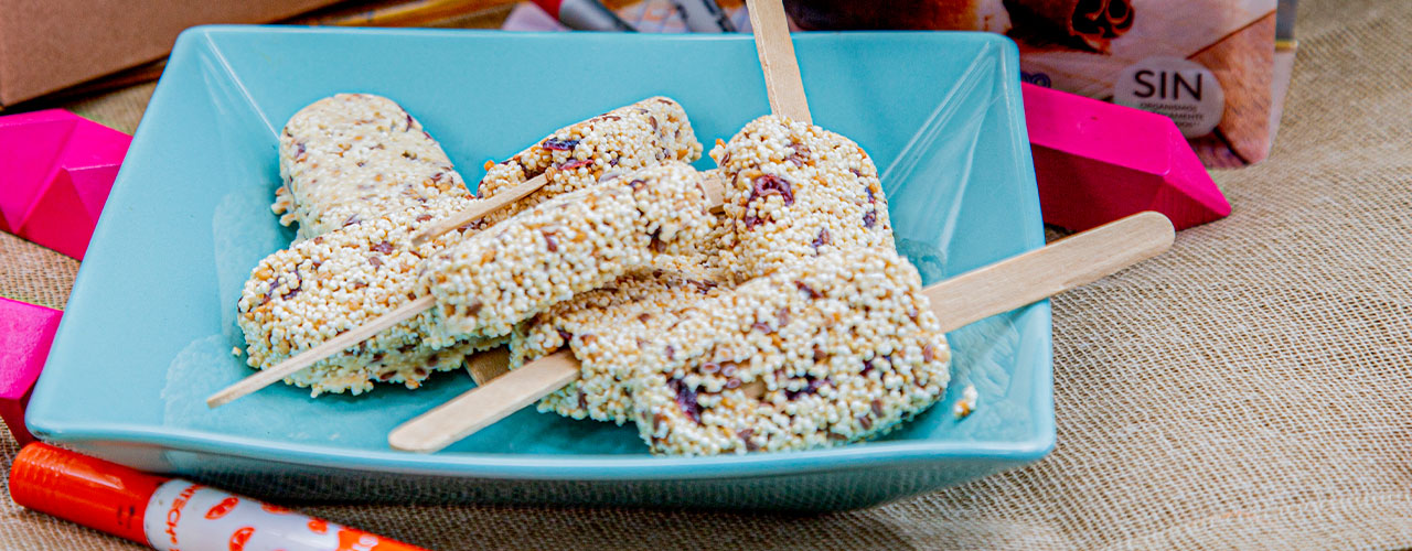 Paletitas de amaranto - comparación