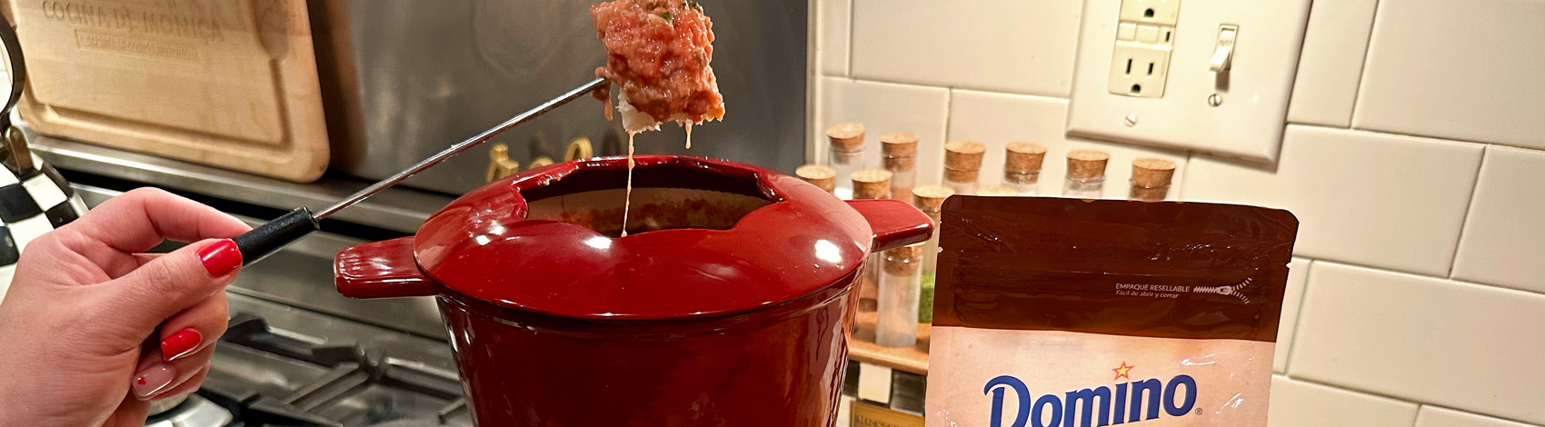 Fondue de tomate y queso