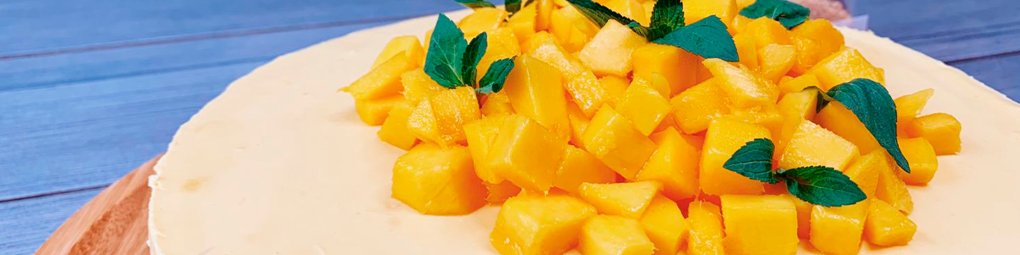 Cheesecake de Mango - comparación