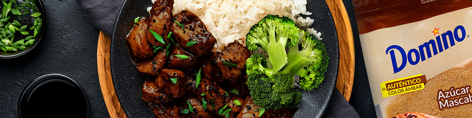 Poke Bowl de Ribeye con brócoli y salsa teriyaki - comparación