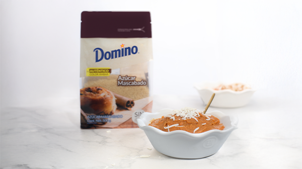 Pudín atropellado de camote