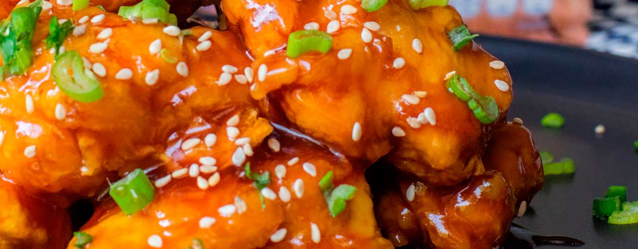 Pollo en salsa agridulce