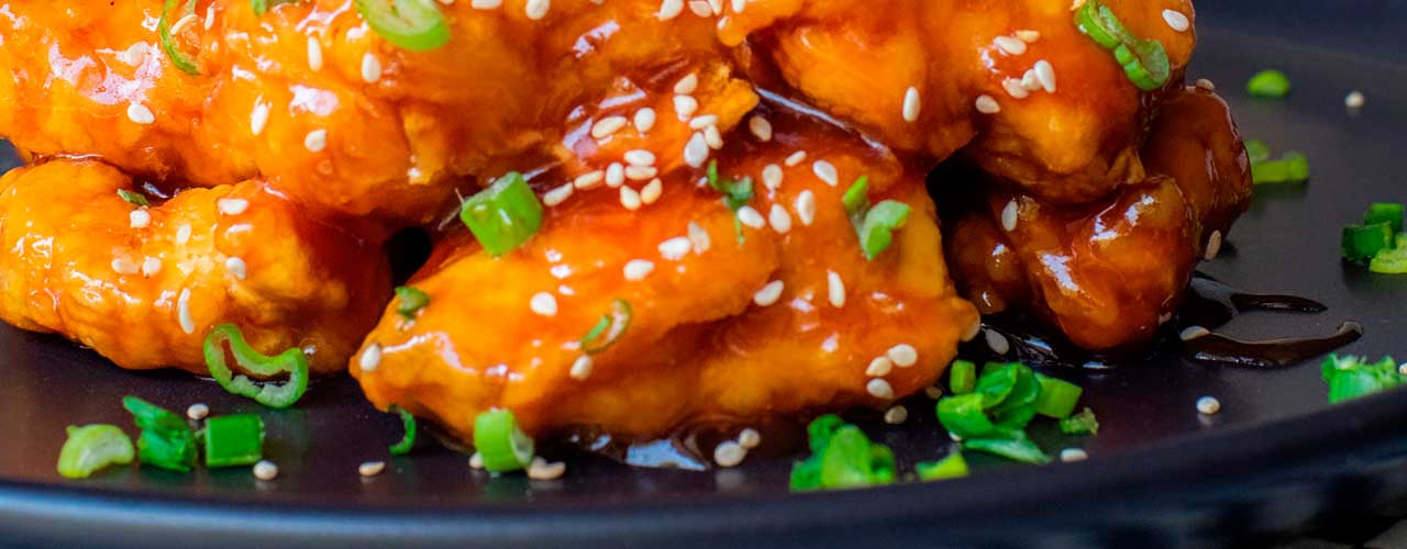 Pollo en salsa agridulce - comparación